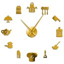 Horloge murale autocollante G2108 6