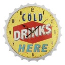 Horloge murale bouchon 8