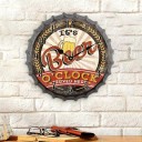 Horloge murale bouchon 4