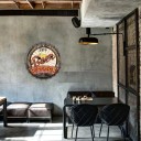 Horloge murale bouchon 5