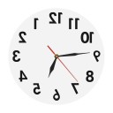 Horloge murale inversée 5
