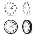 Horloge murale inversée 1