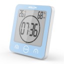 Horloge numérique de salle de bain avec ventouse 8