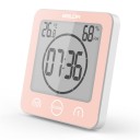 Horloge numérique de salle de bain avec ventouse 9