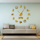 Horloges murales autocollantes G2046 4