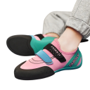 Horolezecké detské topánky unisex Zapínanie na suchý zips Hladká gumová podrážka Krytá špička Pútko na päte Na lezeckú stenu aj boulder 6
