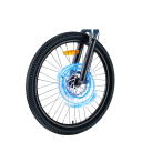 Horské elektrokolo HillMiles MileTrail 1, dojezd 120 km, batéria 36V 13Ah, motor 250W, 26" kolesá, 7 rýchlostí, kotúčové brzdy 5