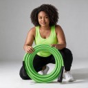 Hose de înaltă presiune pentru mașini de spălat cu presiune 10 m Conectori M22 14 și 15 mm 200 bar PVC moale cu racord din alamă Verde 5