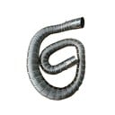Hose de ventilare pentru gaz pentru autovehicule de recreere Flexibilă cu capete metalice Lungime 150 cm Diametru 40 mm Oțel inoxidabil Pentru caravană și remorcă de recreere 2