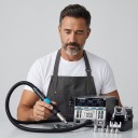Hot Air Repair Station 1300 W with Temperature 100–550 °C and Flow Rate 1–200 l/min with 3 Modes and Display in Grey for BGA Repairs 5