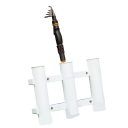 Houder voor vislijnen 3 posities lichte plastic standaard ca. 31 × 22,5 cm draagbare organizer voor visuitrusting 2