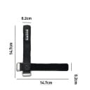 Houder voor vissershengels in de auto set van 10 stuks verstelbare banden 14,7 cm nylonriem voor het bevestigen van hengels in het interieur van het voertuig 2