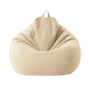 Housse colorée pour pouf de 100 cm avec zip et poignée pour le remplissage de peluches, coussins ou rembourrage en mousse 10