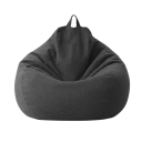 Housse colorée pour pouf de 90 cm avec zip et poignée pour le remplissage de peluches, coussins ou mousse 3