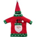 Housse de bouteille de Noël avec bonnet 4