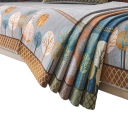 Housse de canapé en chenille 70 x 180 cm jacquard avec motif d'arbres antidérapante lavable protection de canapé pour le salon 16