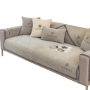 Housse de canapé en chenille Antidérapante 90 x 210 cm Housse de protection en chenille Pour canapé, divan et banc dans le salon 23