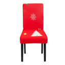 Housse de chaise avec motif de Noël Z330 4