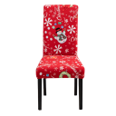 Housse de chaise avec motif de Noël Z330 7