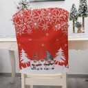 Housse de chaise de Noël avec des lutins 2