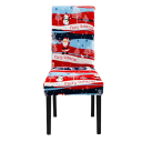 Housse de chaise de Noël Santa Claus 10