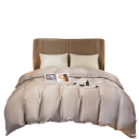 Housse de couette 200 x 230 cm Soie de mûrier Housse de couette unie et lisse Matériau agréable et respirant 12