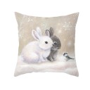 Housse de coussin avec motif de Noël 12