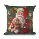 Housse de coussin avec motifs de Noël J1577 1