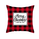 Housse de coussin de Noël à carreaux 12