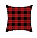 Housse de coussin de Noël à carreaux 19