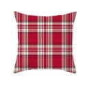 Housse de coussin de Noël à carreaux 20