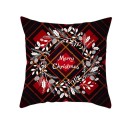 Housse de coussin de Noël à carreaux 27