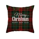 Housse de coussin de Noël à carreaux 5