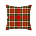 Housse de coussin de Noël à carreaux 9