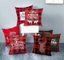 Housse de coussin de Noël à carreaux 2