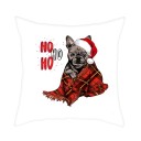 Housse de coussin de Noël Chien 14