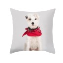 Housse de coussin de Noël Chien 4