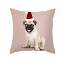 Housse de coussin de Noël Chien 5