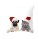 Housse de coussin de Noël Chien 7