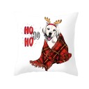 Housse de coussin de Noël Chien 11