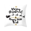 Housse de coussin de Noël en cachemire 31