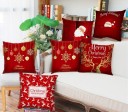 Housse de coussin de Noël en cachemire 1