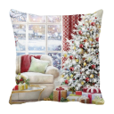 Housse de coussin de Noël maison 7