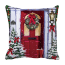 Housse de coussin de Noël maison 2