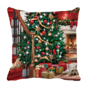 Housse de coussin de Noël maison 8