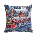 Housse de coussin de Noël Santa Claus 7