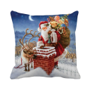 Housse de coussin de Noël Santa Claus 1