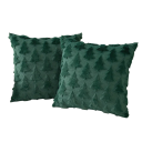 Housse de coussin décorative de Noël 45 x 45 cm Housse douce imprimée Accessoire de Noël pour canapé, lit et salon 7