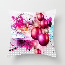 Housse de coussin en lin de Noël 16