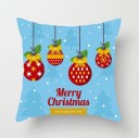 Housse de coussin en lin de Noël 18